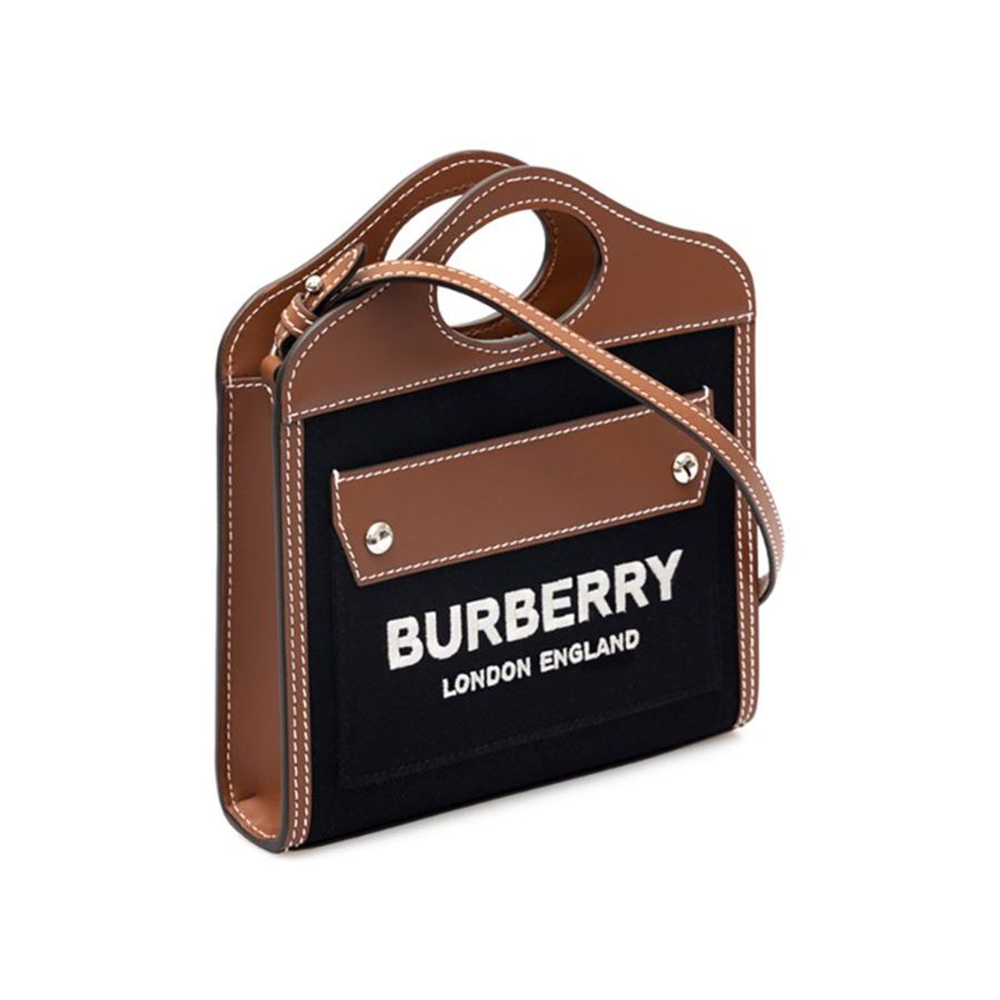 * Burberry Micro Two-tone Crossbody Bag for Women in Black - 8055187-Black-1