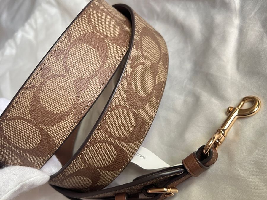 COACH 可替換防刮老花LOGO側背帶 全新 m*m*商城賣2474元-5