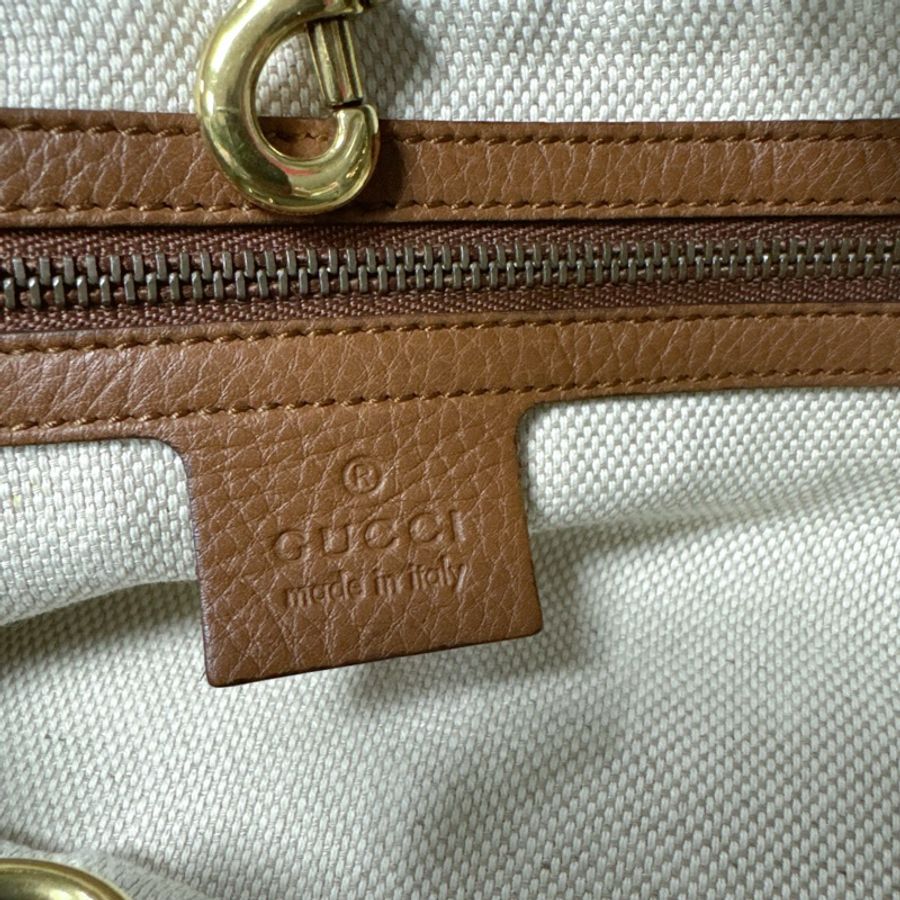 Gucci Denim Soho Interlocking Totebag 牛仔布隨性慵懶感托特包-10
