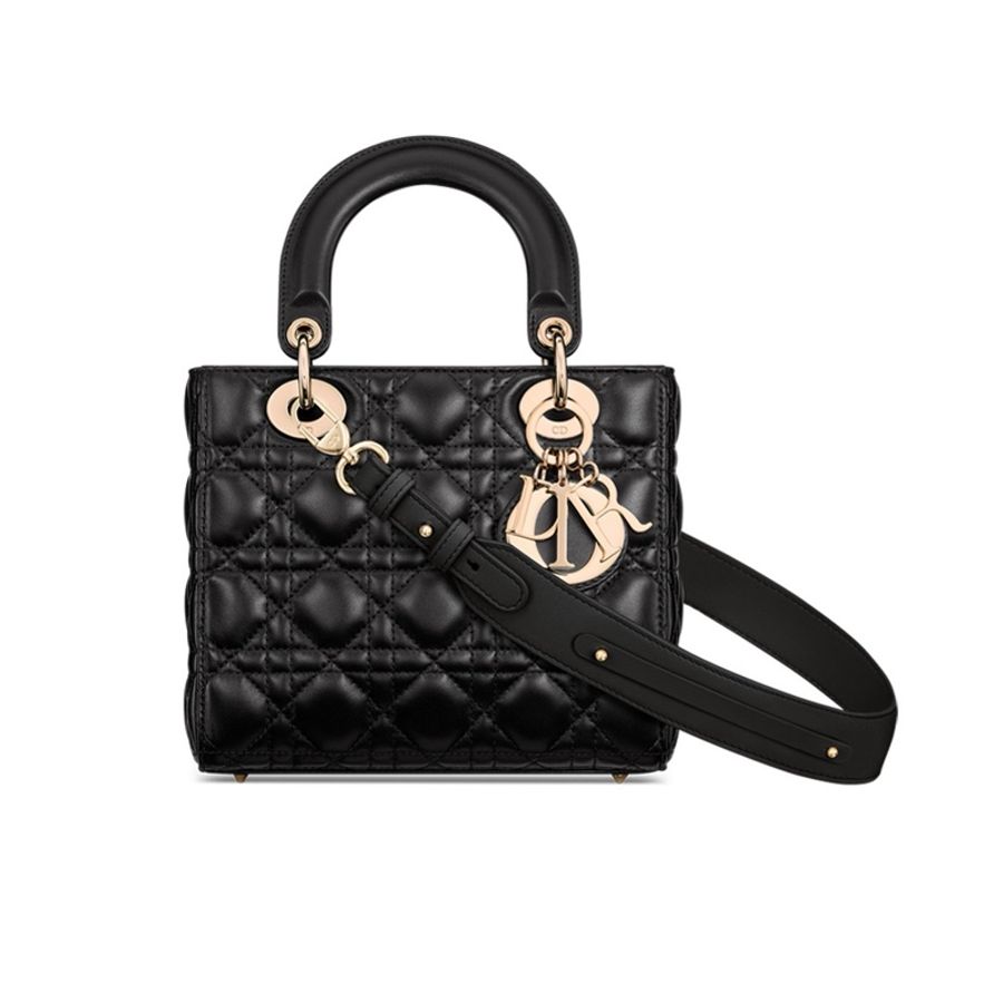 Lady Dior My ABCDior 手袋 黑色 Cannage 藤格紋圖案羊皮-1