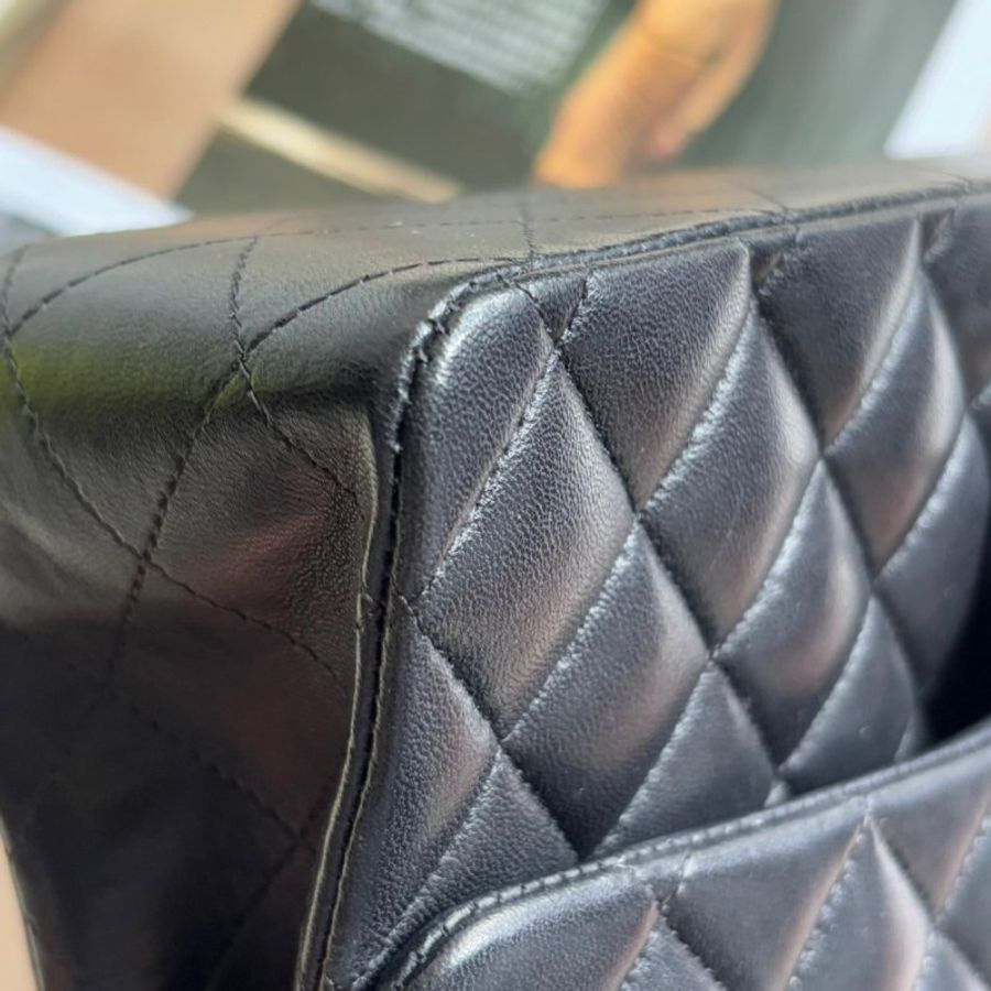 ::CHANEL:: CLASS FLAP 25 CF25 黑羊皮銀釦 COCO25-19