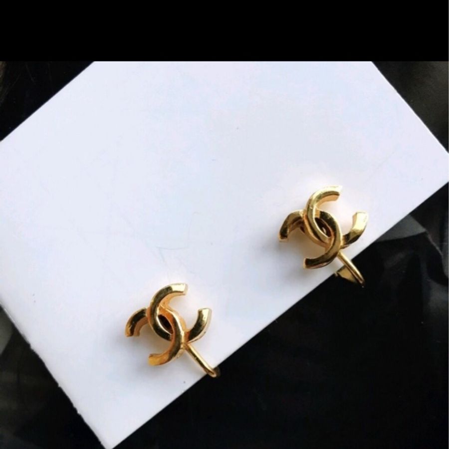 Chanel vintage 經典雙C Logo耳夾 香奈兒 老香 古董 耳環-3