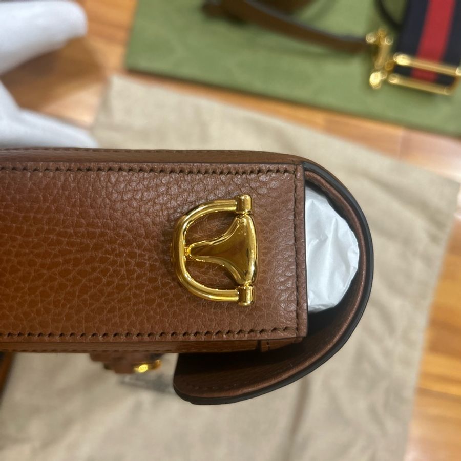 Gucci 1955 mini 雙肩帶 牛仔色(全新/完全沒背過)-14