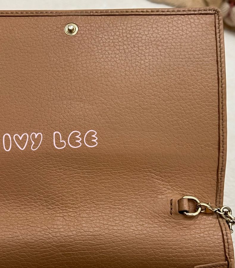 GUCCI 古馳 598211 經典SOHO系列鍊帶 奶茶棕 WOC手拿包 斜背包 二手精品-29