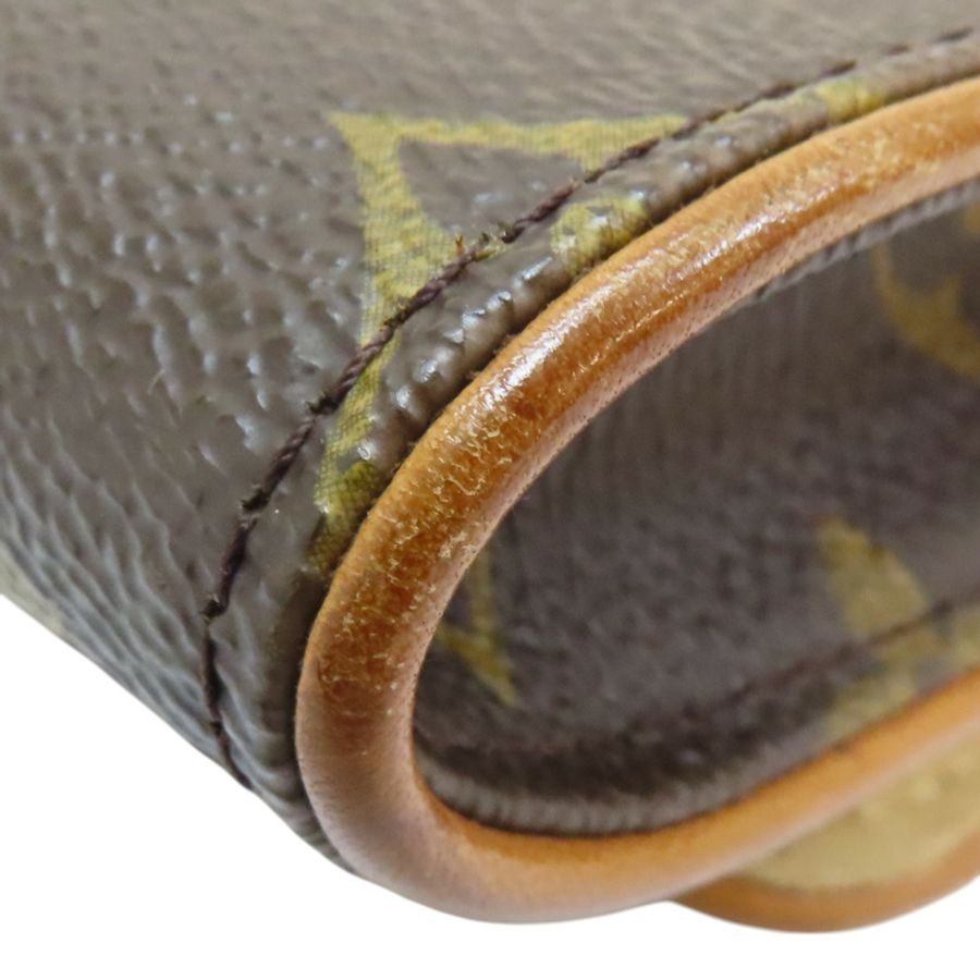 棕色 原花 PVC帆布 Pochette Twin GM 肩背包 M51852-11