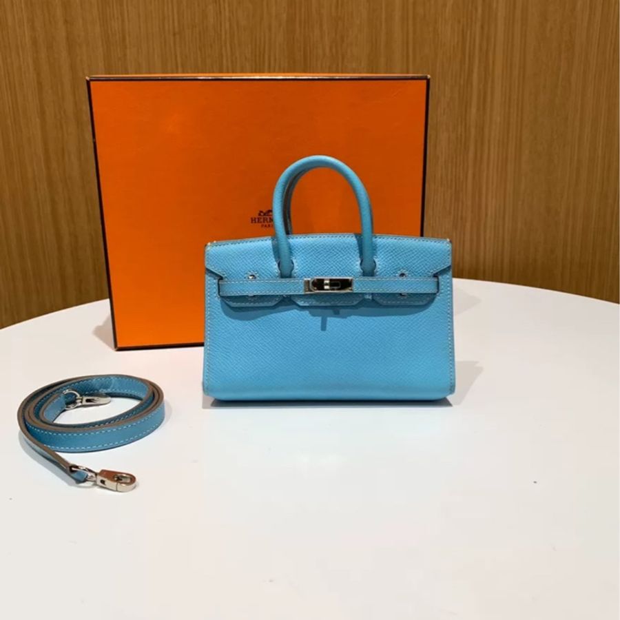 Hermes Birkin 14 Tiny Epsom 7N candy blue 糖果藍-2