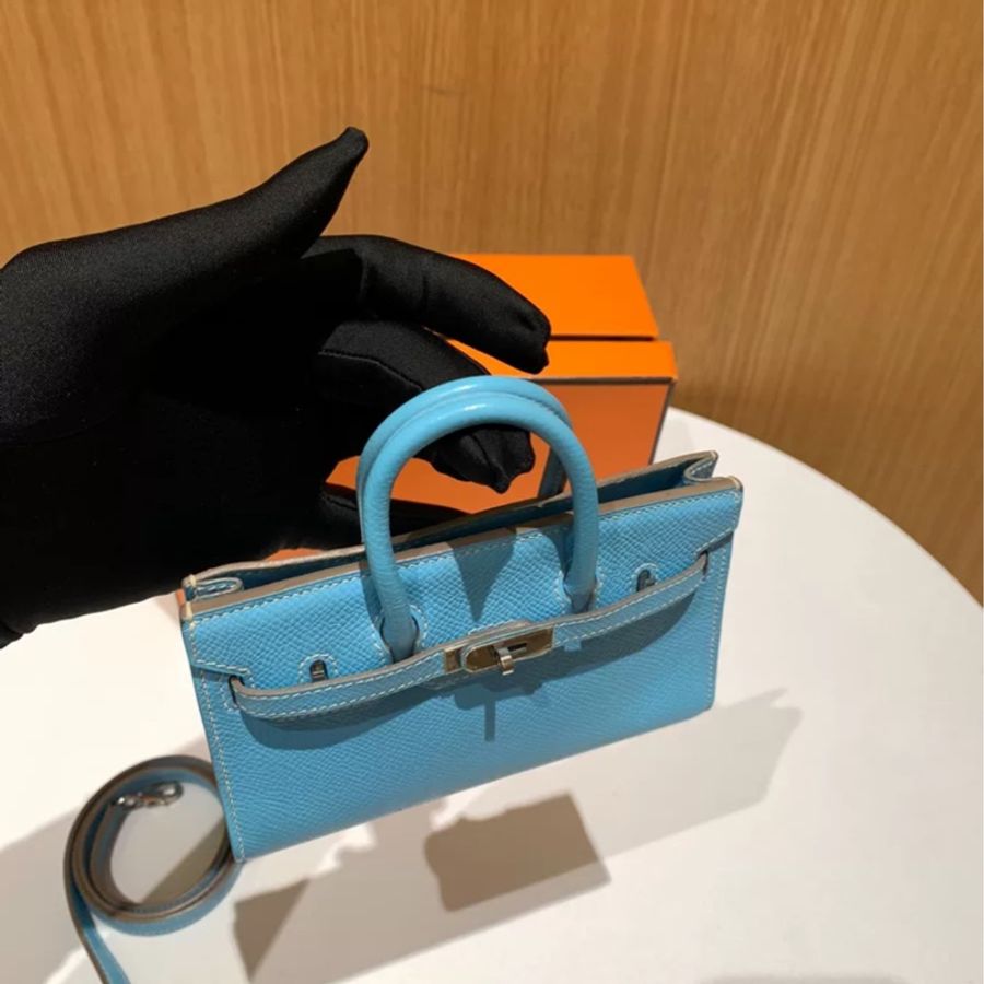 Hermes Birkin 14 Tiny Epsom 7N candy blue 糖果藍-4