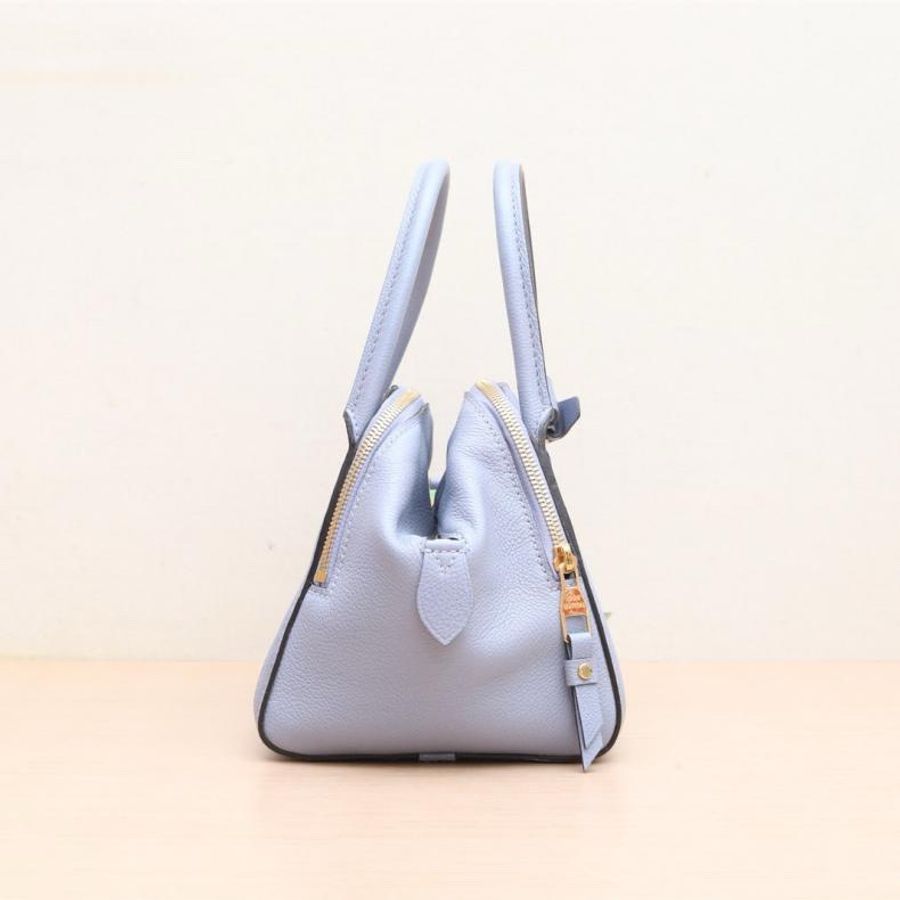 LOUIS VUITTON(路易威登) Marais LOGO壓紋 手提包 藍色-1