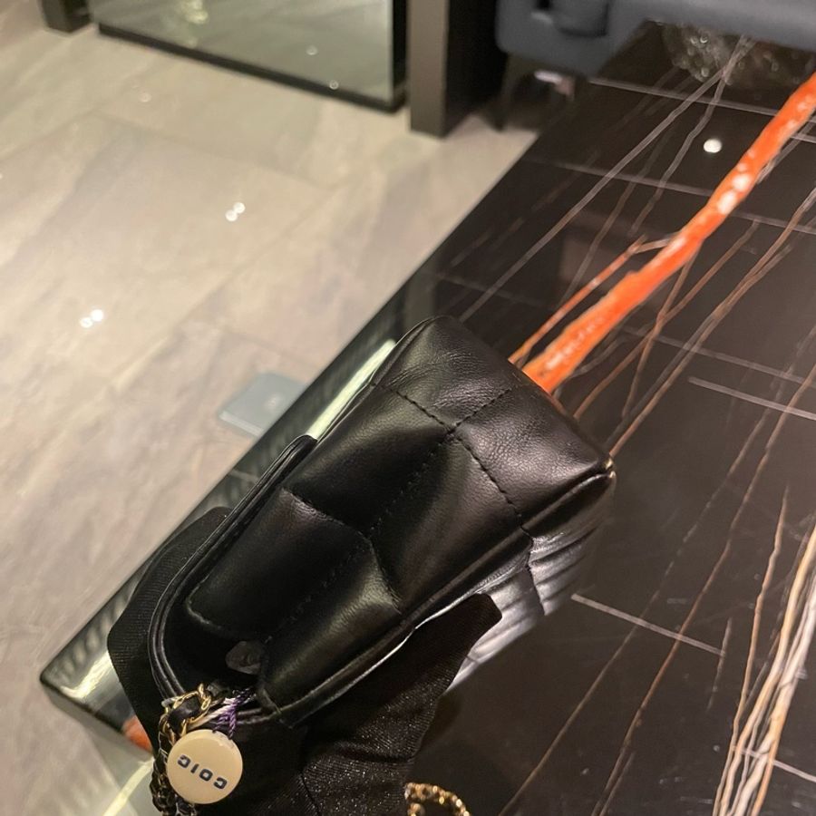 超可愛❤️🉑️斜/肩背❤️ #香奈兒 #黑金 #冰格 #cf #mini-15