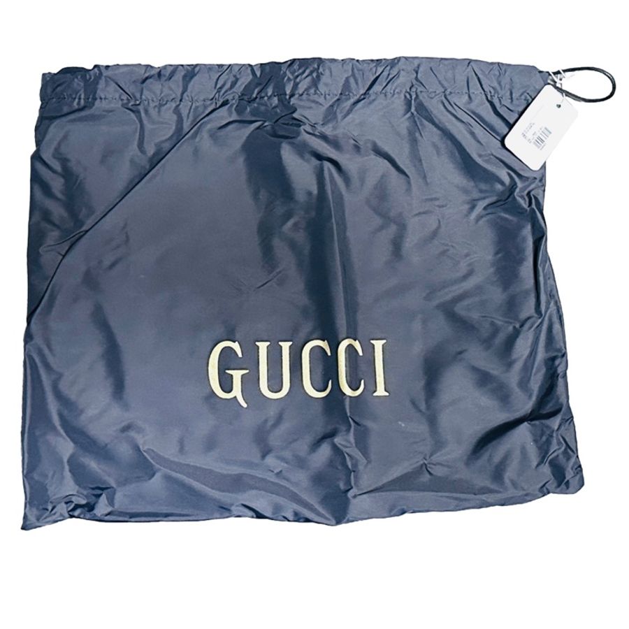 近新閒置品_台灣免稅店購證_原廠公司貨盒裝_ GUCCI古馳_OFF THE GRID_緹花尼龍腰包/胸口包(黑)-3