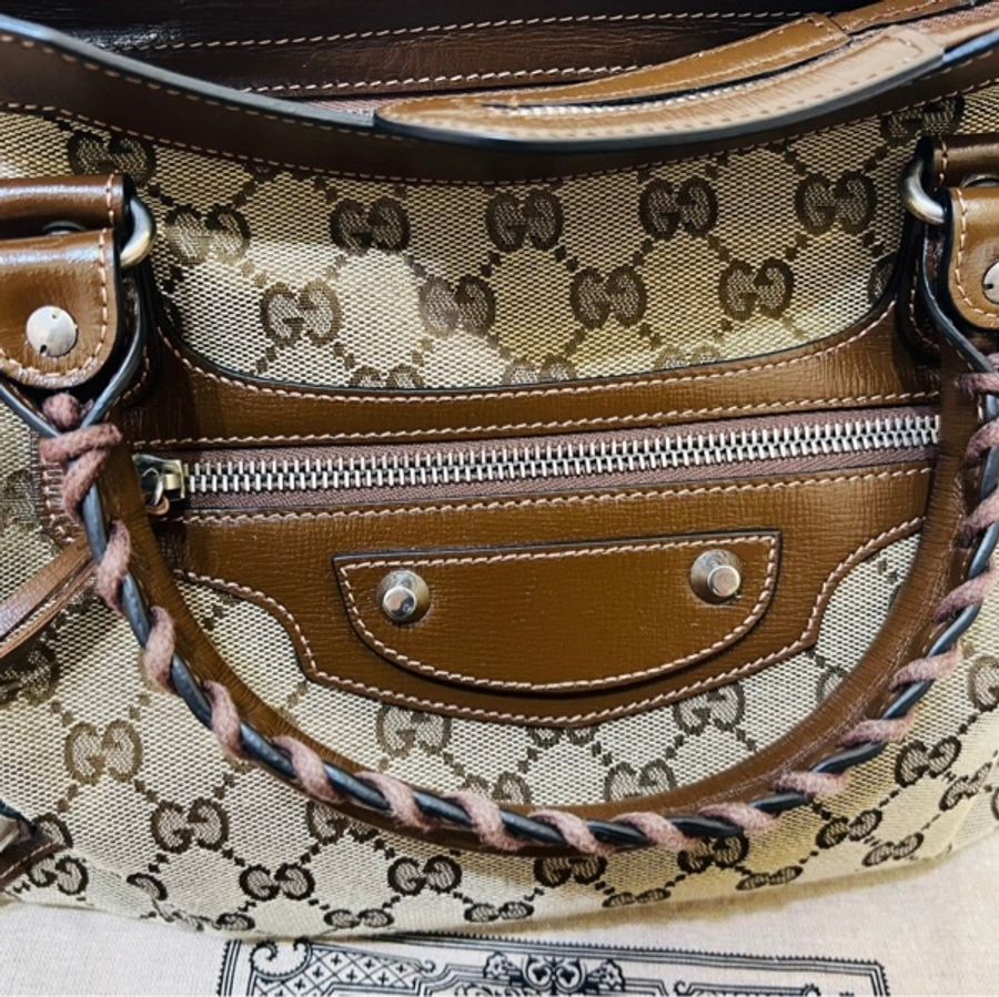 gucci 巴黎世家 聯名 機車包-6