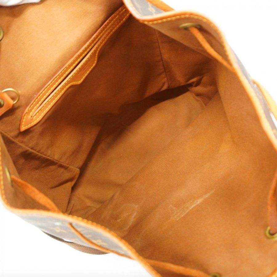 【日本二手】Louis Vuitton 後背包 Monogram Montsouris M51135 棕色女款-3