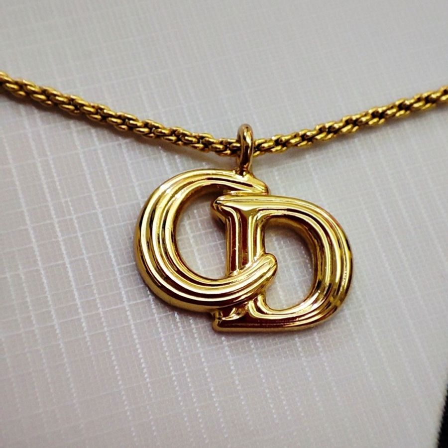 DIOR Vintage Necklace 中古 項鏈 頸鏈 鎖骨鏈-2