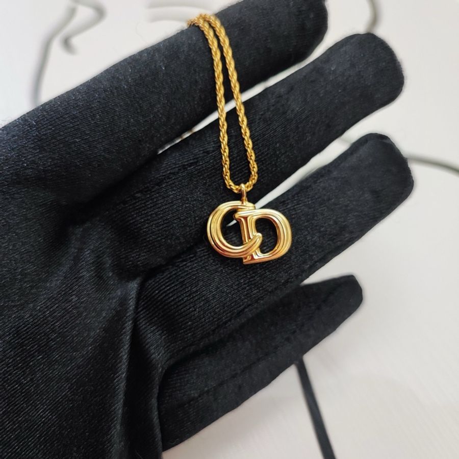 DIOR Vintage Necklace 中古 項鏈 頸鏈 鎖骨鏈-4