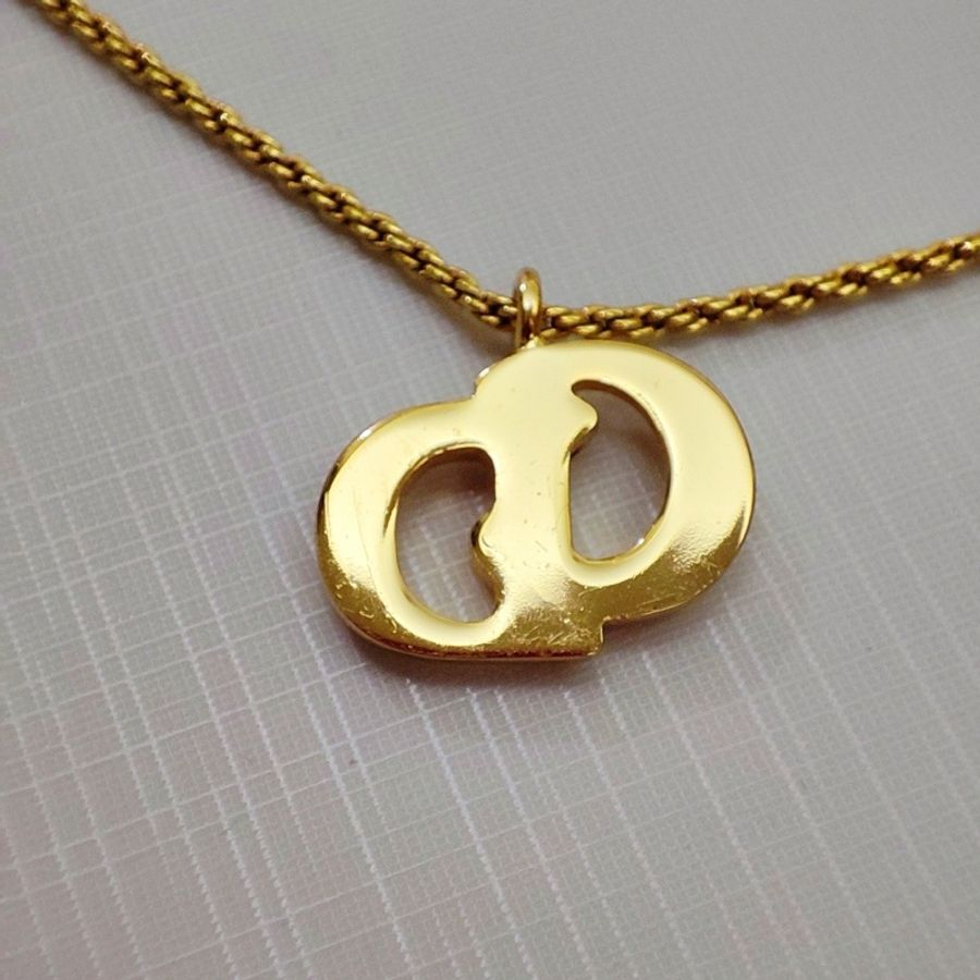 DIOR Vintage Necklace 中古 項鏈 頸鏈 鎖骨鏈-6