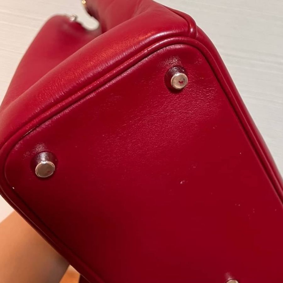 Dior vip diorissimo 紅色 黛妃包 戴妃包 化妝包 肩背包 手提包 斜背包-33