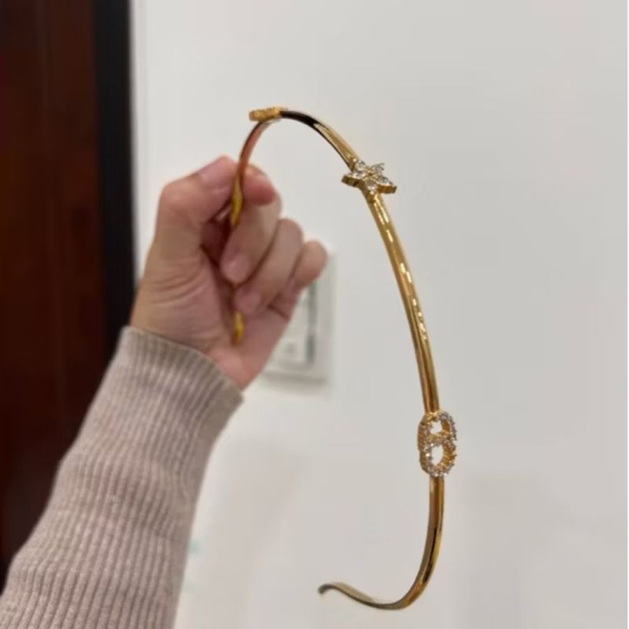 CHRISTIAN DIOR Clair D Lune Headband星星 幸運草 金色 髮圈 髮箍 髮帶 髮飾 頭飾-2