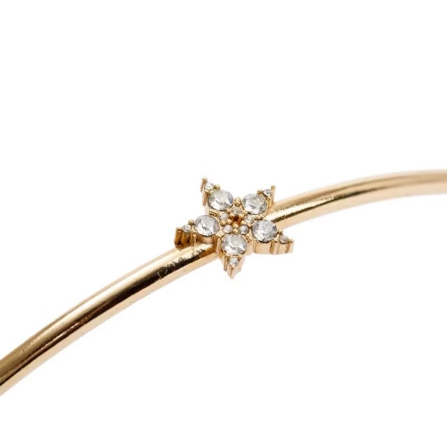 CHRISTIAN DIOR Clair D Lune Headband星星 幸運草 金色 髮圈 髮箍 髮帶 髮飾 頭飾-6