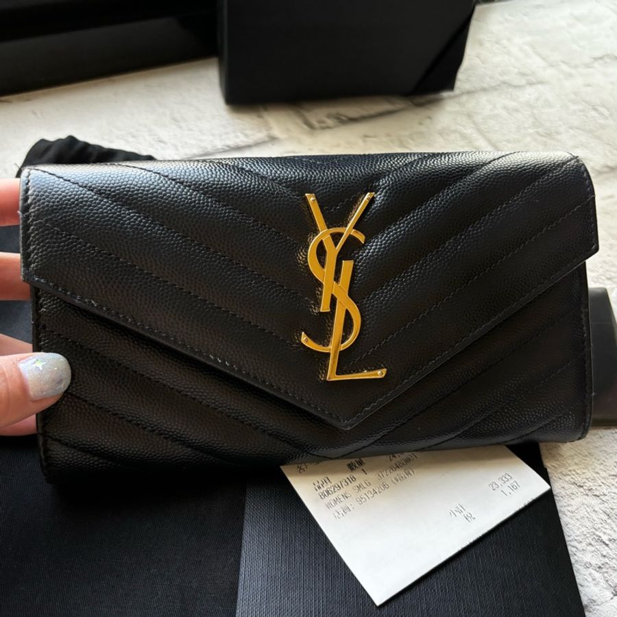 YSL SAINT LAURENT Monogram 長夾-6