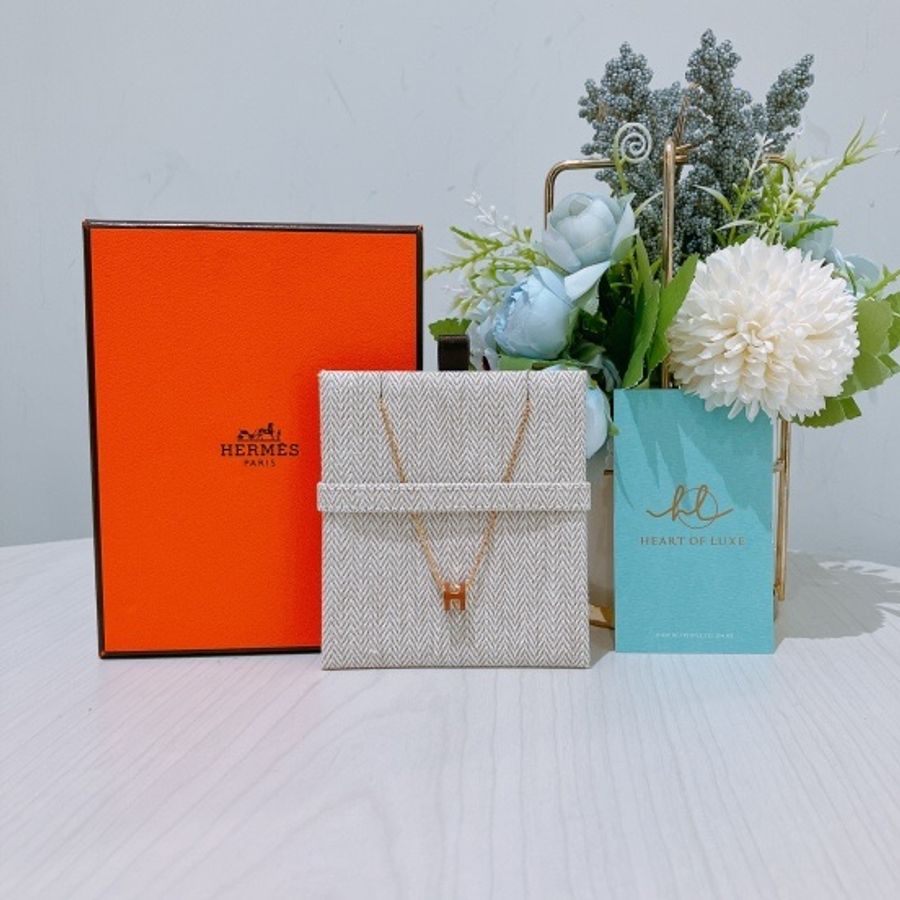 TK1462 HERMES 愛馬仕迷你H字項鏈MINI POP H NECKLACE-0