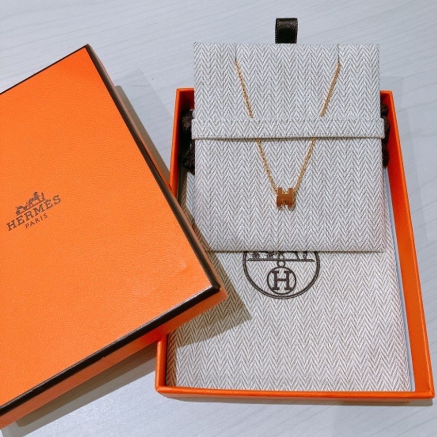 TK1462 HERMES 愛馬仕迷你H字項鏈MINI POP H NECKLACE-2