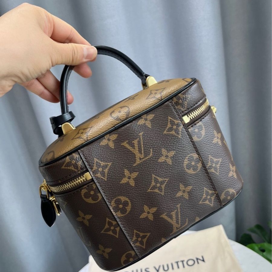 LV焦糖拼色化妝盒 Vanity Case-1