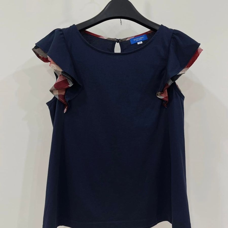 藍標新品牌BLUE LABEL CRESTBRIDGE 格紋䄂上衣-0