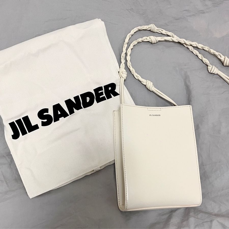 近全新 Jil Sander Tangle bag白 JIL SANDER-0