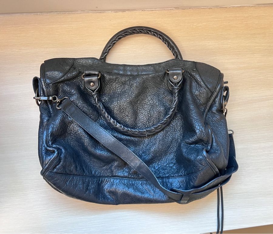 BALENCIAGA 巴黎世家Le City 小羊皮機車包-2