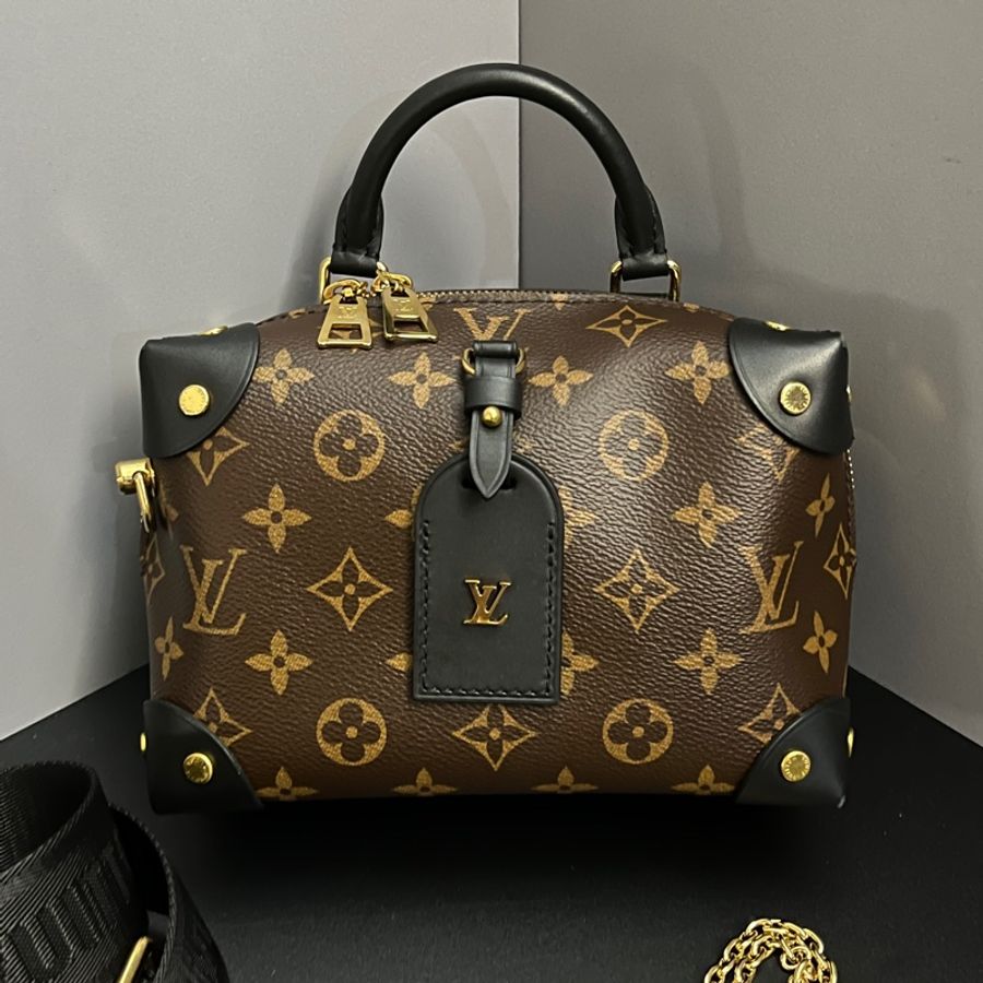 (爆滿配件‼️) LV Pepite Malle Souple 老花盒子包-3