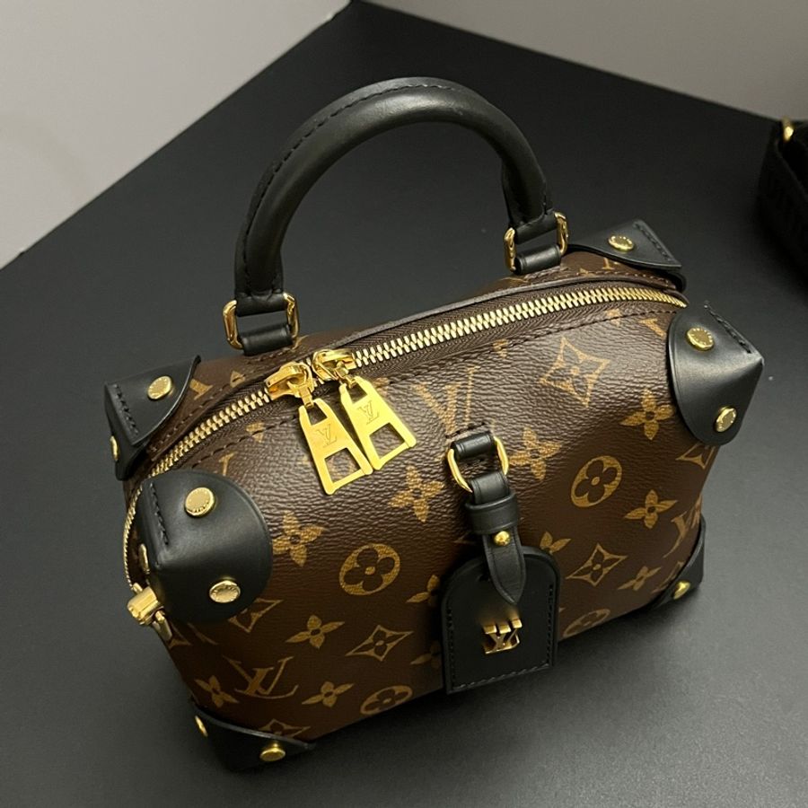 (爆滿配件‼️) LV Pepite Malle Souple 老花盒子包-4