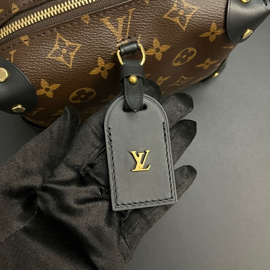 (爆滿配件‼️) LV Pepite Malle Souple 老花盒子包-12