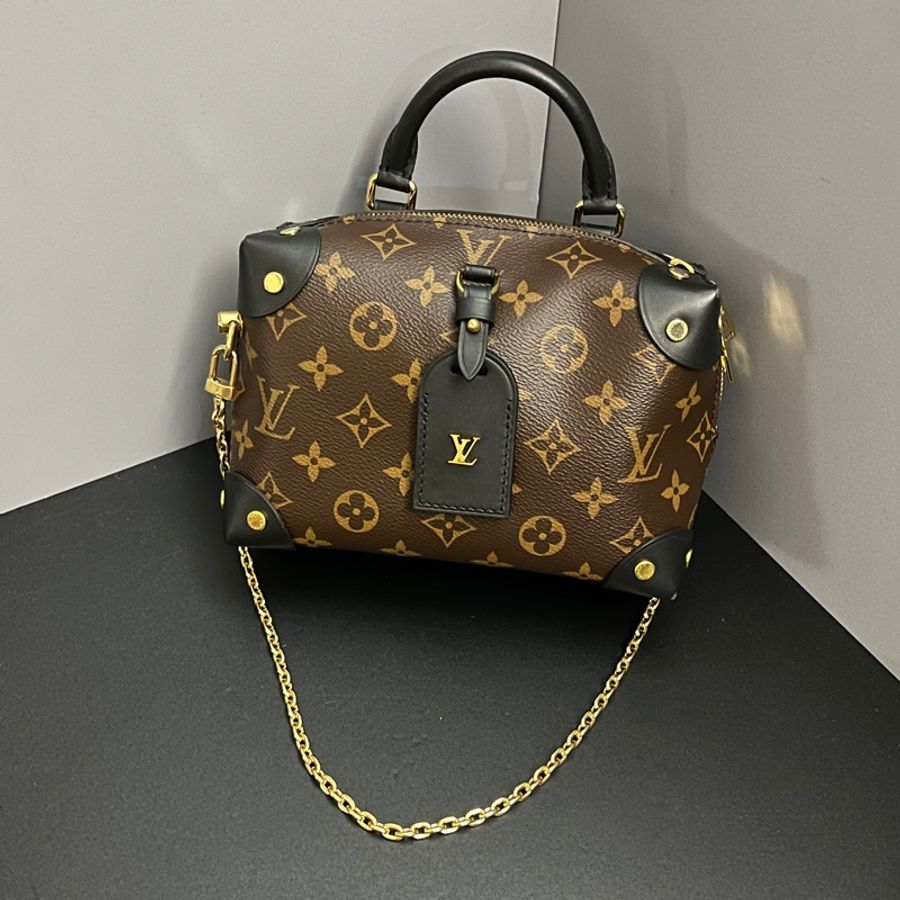 (爆滿配件‼️) LV Pepite Malle Souple 老花盒子包-22