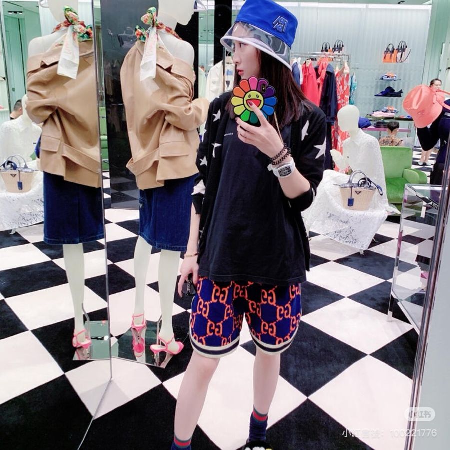 Prada pvc 新款 藍 透明 漁夫帽 遮陽帽 帽子 休閒帽-3