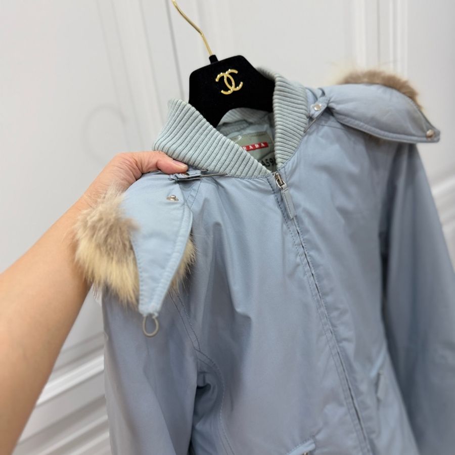 Prada Gore-Tex 連帽 毛領 防水外套 防風外套 夾克 外套-2