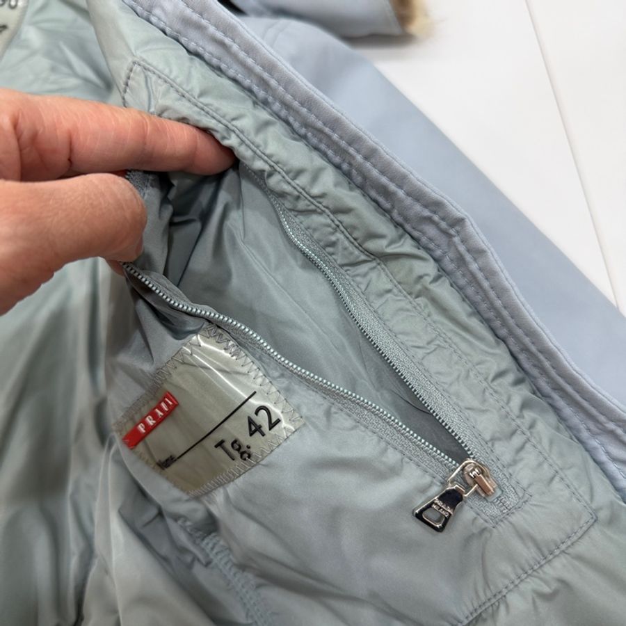 Prada Gore-Tex 連帽 毛領 防水外套 防風外套 夾克 外套-34