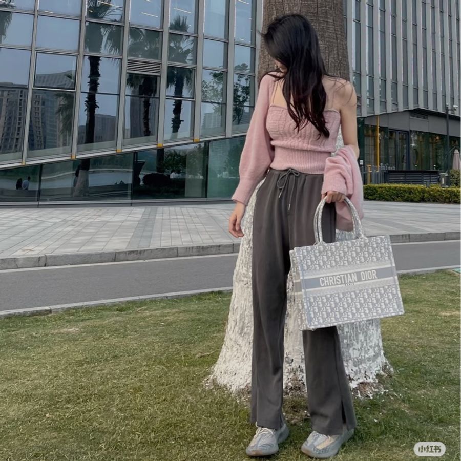 ෆ Dior book tote大象灰色中號🩶Angela baby同款-2
