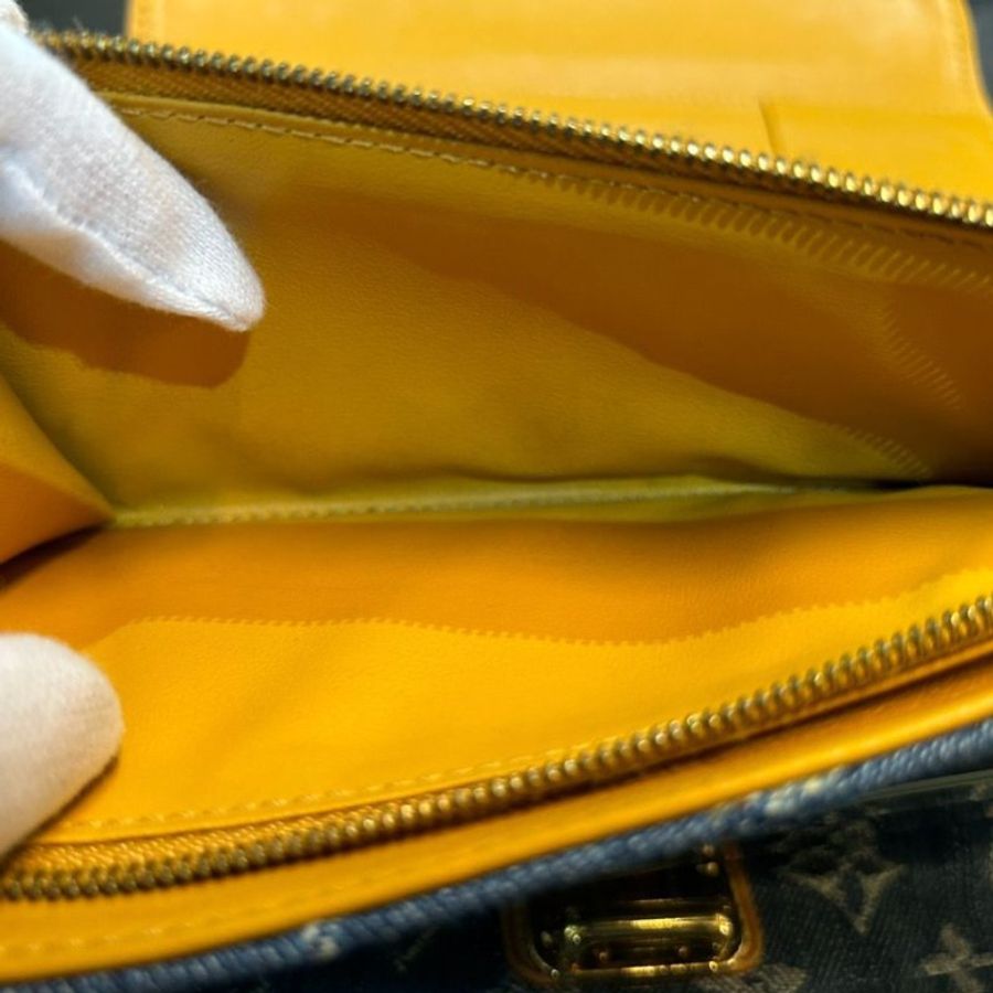 【LV經典牛仔】Louis Vuitton Portefeuille Amelia Monogram 牛仔布長夾-6