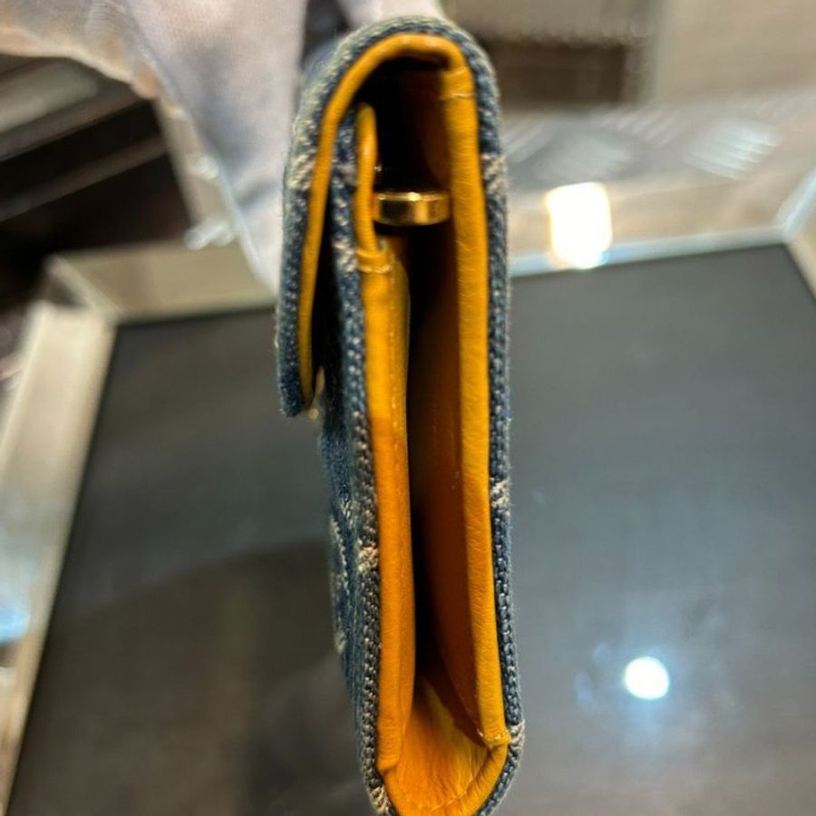 【LV經典牛仔】Louis Vuitton Portefeuille Amelia Monogram 牛仔布長夾-7