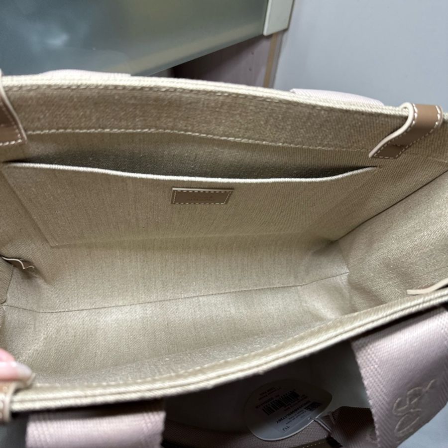 Chloe Woody Tote Medium 蒄依托特包中號粉色-3