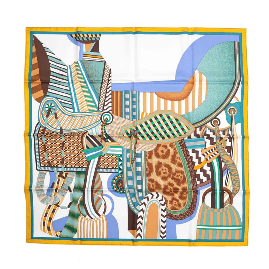 💝全新💝 HERMES LA SELLEIMAGINAIRE 90 絲巾-0