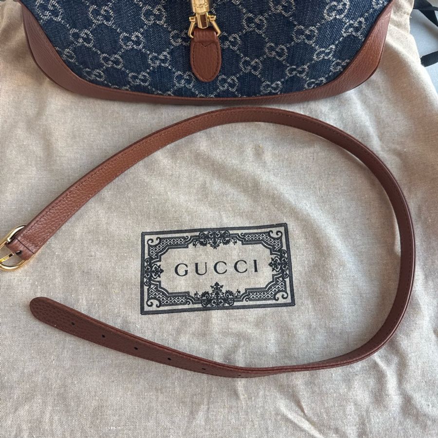 Gucci Jackie 1961丹寧小號-11