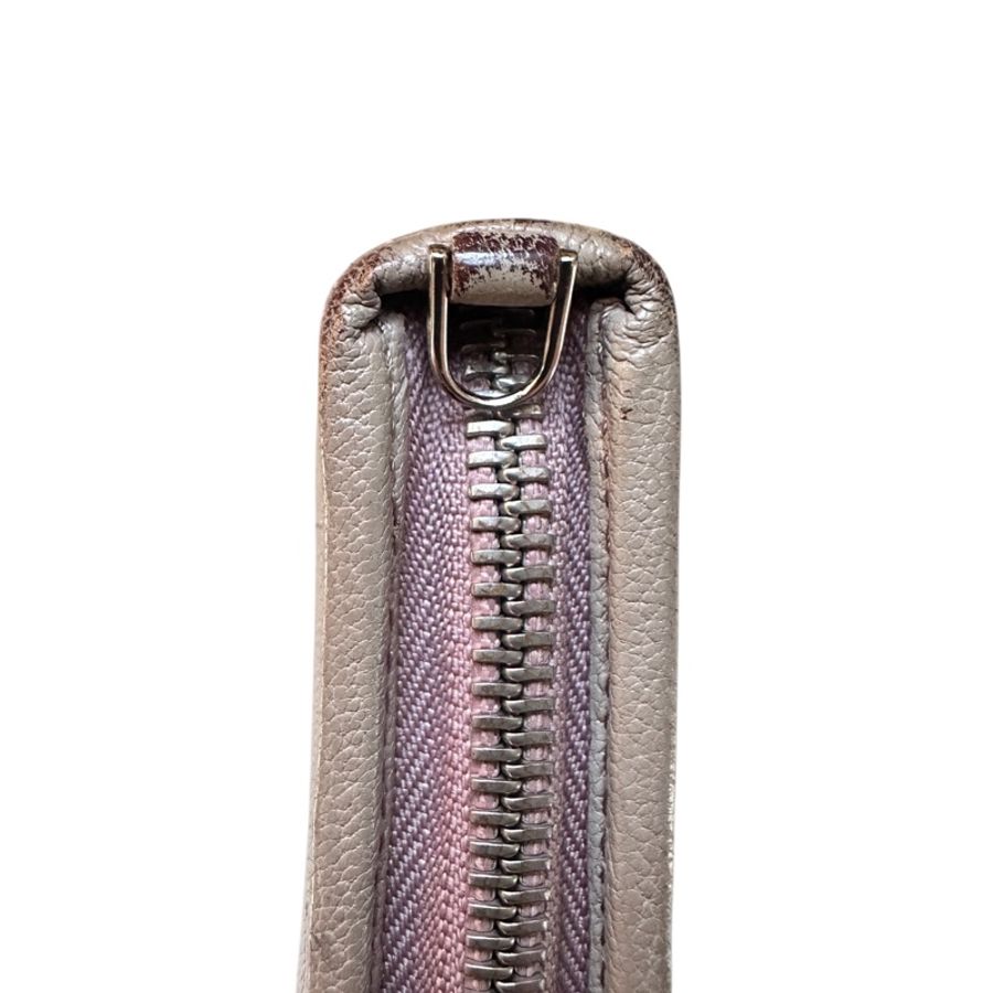 Loewe amazona 長夾 藕色-8