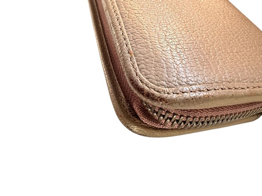 Loewe amazona 長夾 藕色-10
