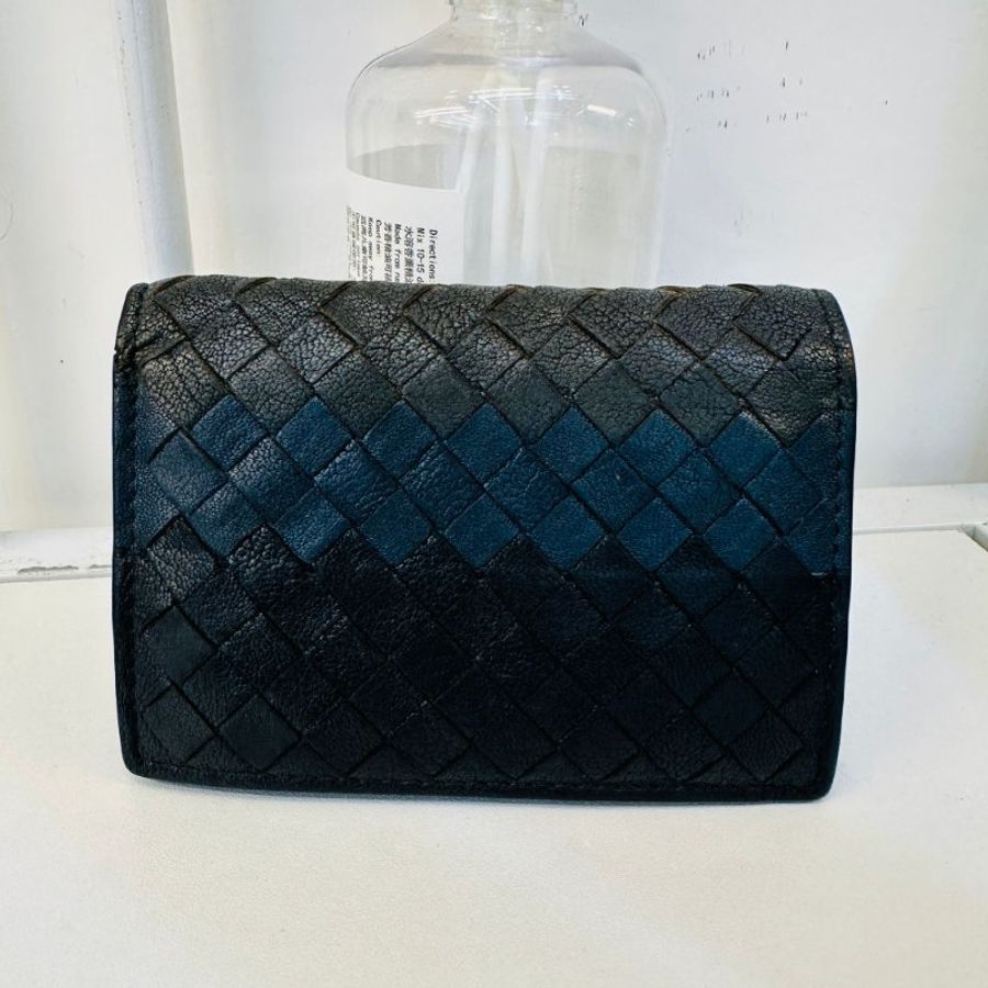 BV Bottega Veneta Intrecciato 對折摺卡套/ 銀包-0