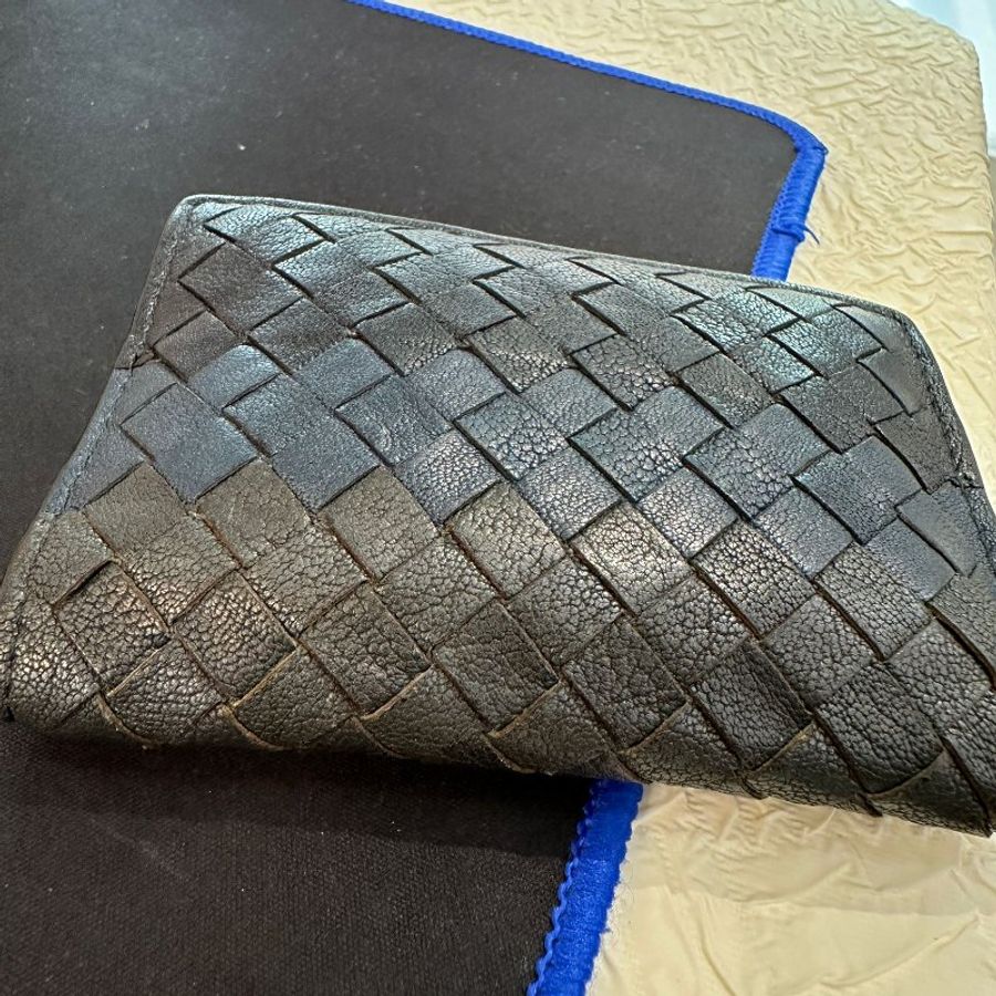 BV Bottega Veneta Intrecciato 對折摺卡套/ 銀包-6