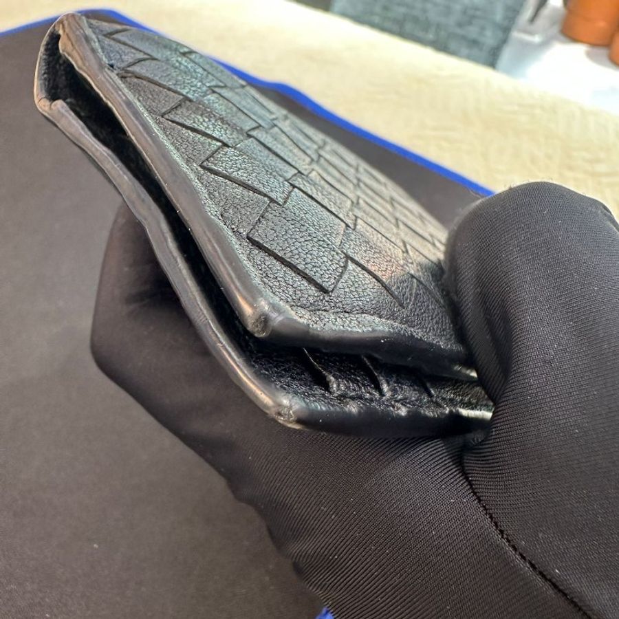 BV Bottega Veneta Intrecciato 對折摺卡套/ 銀包-9
