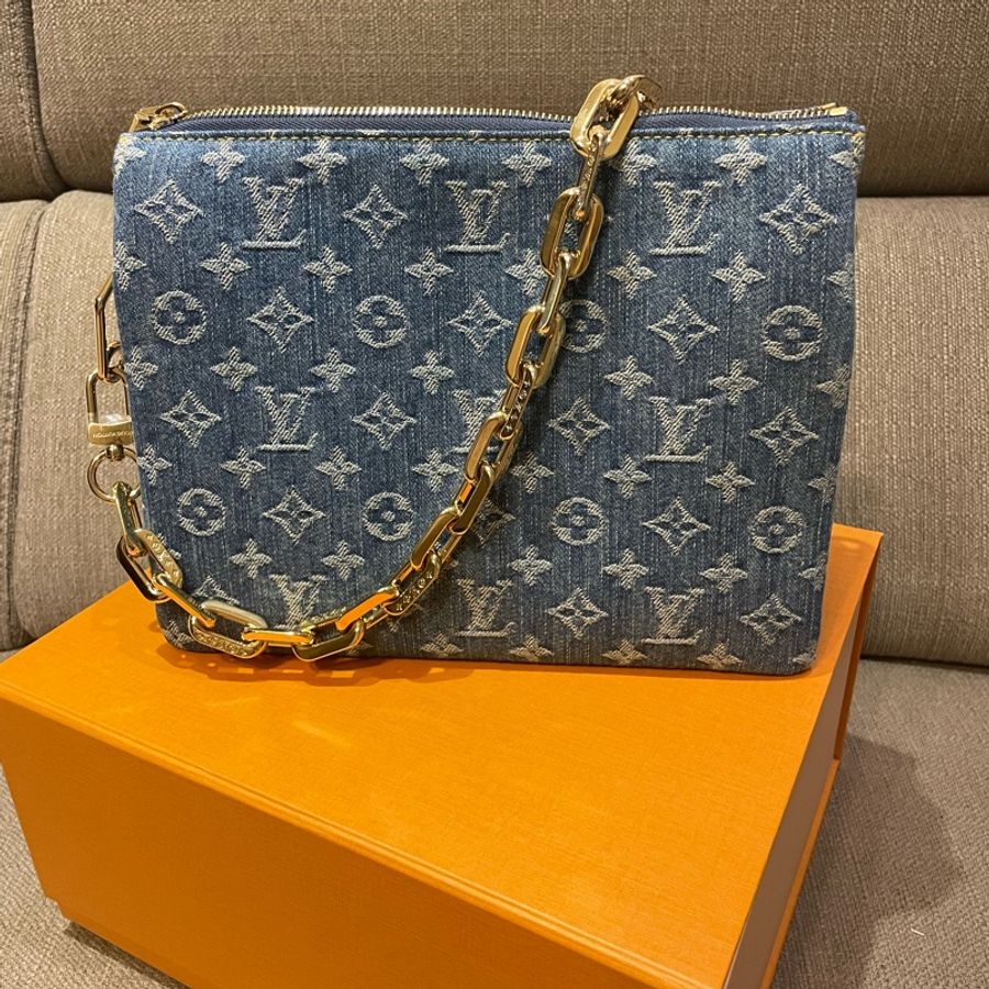 LV Remix Denim Coussin PM 99新-1