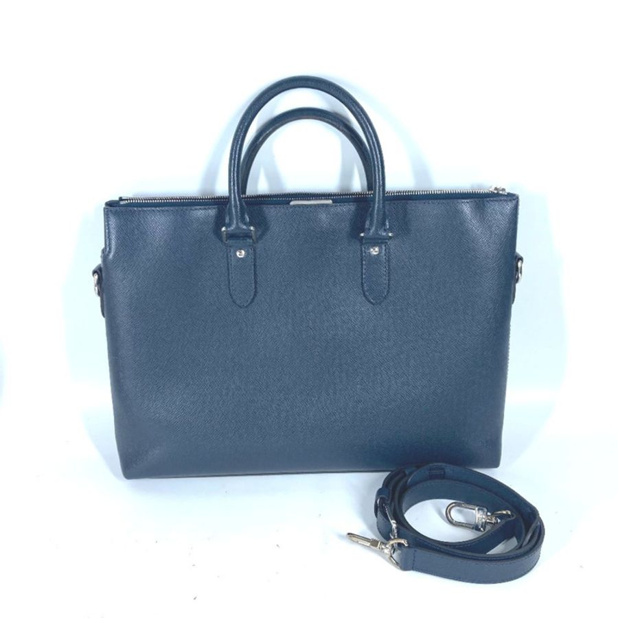 LOUIS VUITTON 路易威登 M33417 Taiga Anton 包肩皮革男士藍色海洋海軍藍-0