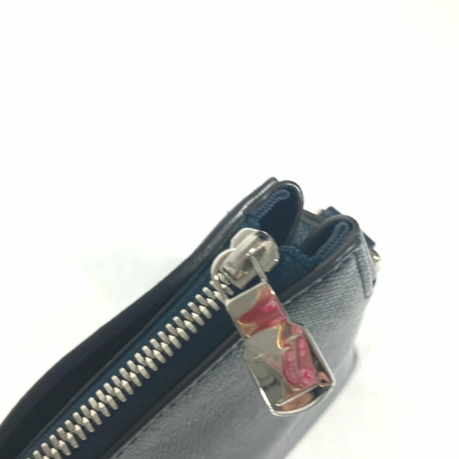 LOUIS VUITTON 路易威登 M33417 Taiga Anton 包肩皮革男士藍色海洋海軍藍-11